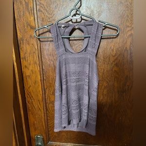 Purple hollister tank top size XS